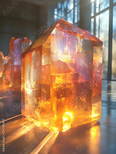 Fototapeta Orange crystals