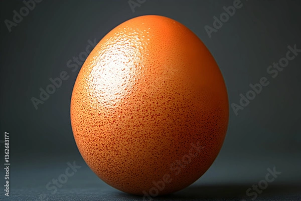 Fototapeta Orange egg with texture