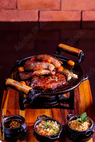 Obraz grilled pork ribs