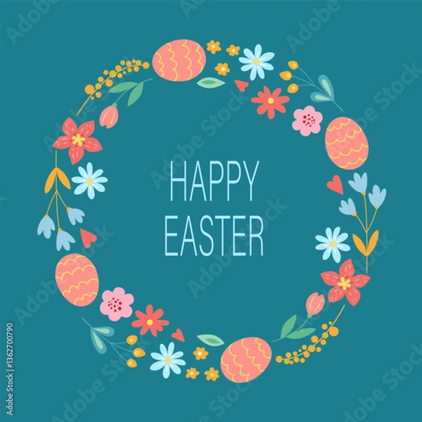 Fototapeta easter_simple_card02.eps
