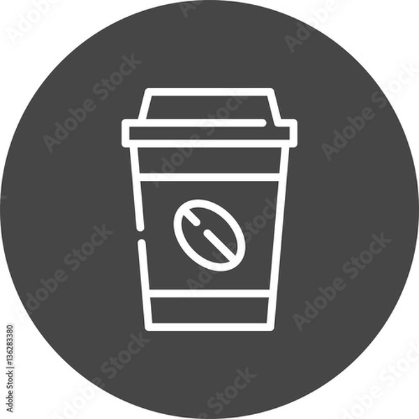 Fototapeta coffee icon
