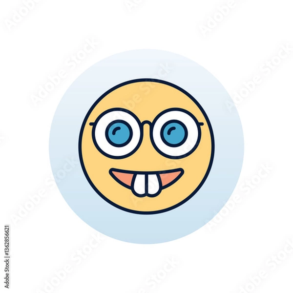Obraz nerd Vector icon