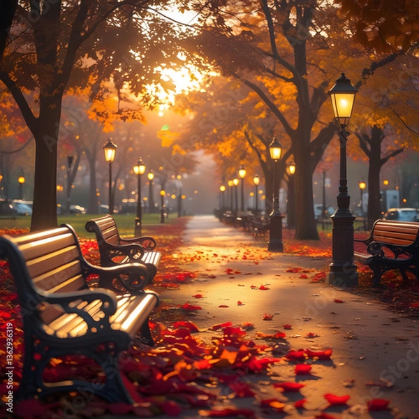 Obraz The photojournalistic composition highlights the natural interplay of light and shadow, giving depth and emotion to the urban setting.