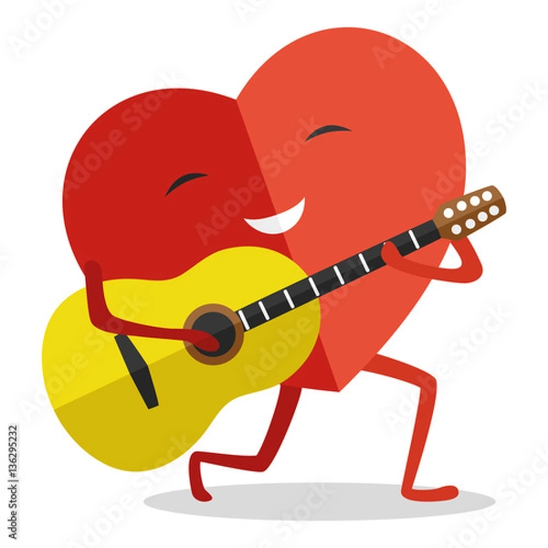 Fototapeta Red heart.