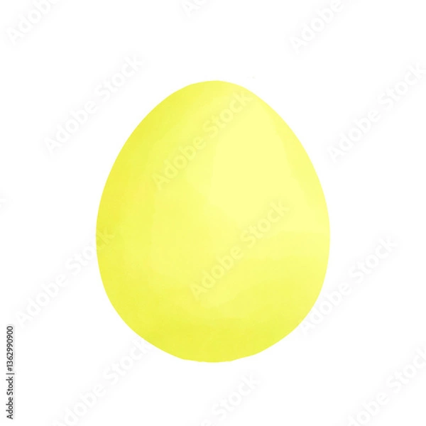 Obraz yellow easter egg