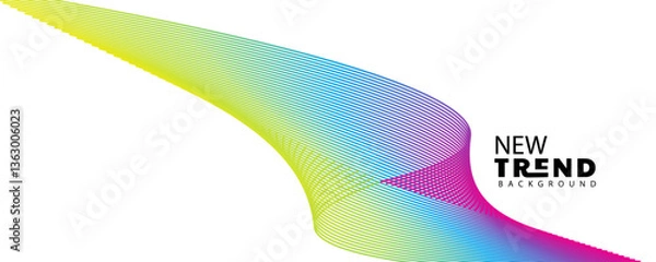Fototapeta wave line abstract background, Abstract lines background. Template design, Vector light blue background with smooth gradients and simple shapes, ideal for web and graphic design