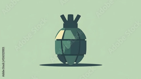 Fototapeta Stylized pineapples on green background, vibrant and playful design, suitable for summer decor or tropical themes.