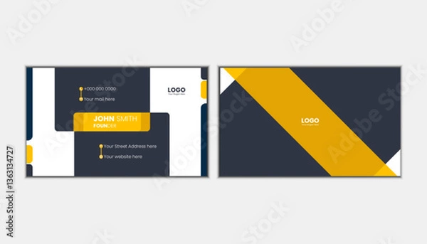 Obraz Impressive business card design template