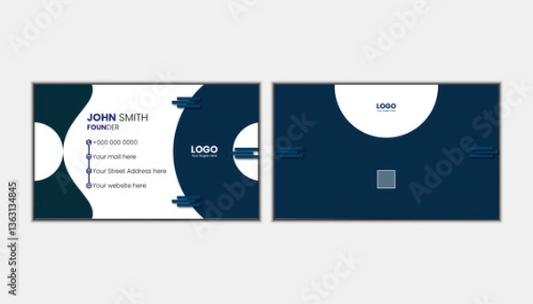 Obraz Impressive business card design template
