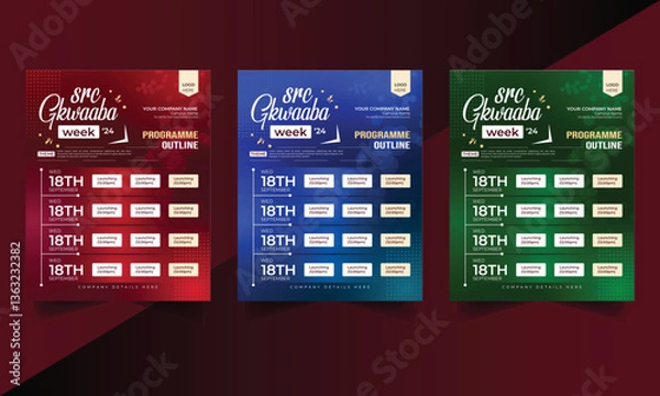 Obraz Event Social Media Layout, Flash Sale Social Media Post Layout, Conference Poster Design