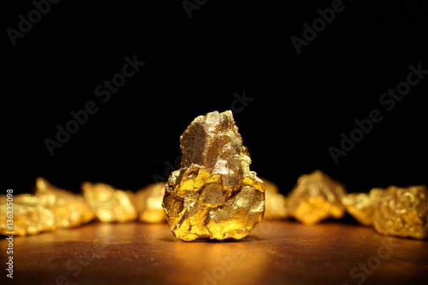 Fototapeta Zbliżenie Big Gold Nugget
