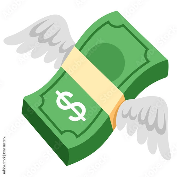 Obraz Money with Wings
