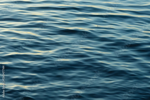 Obraz Texture of water waves movement, background