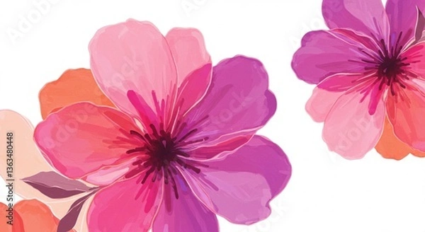 Obraz pink carnation flower