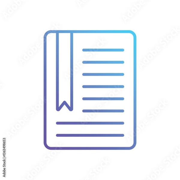 Obraz Chapter Vector icon