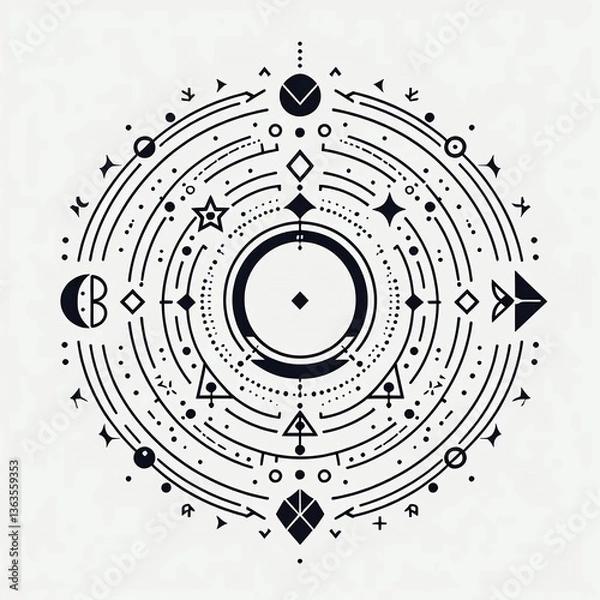 Fototapeta Magic circle