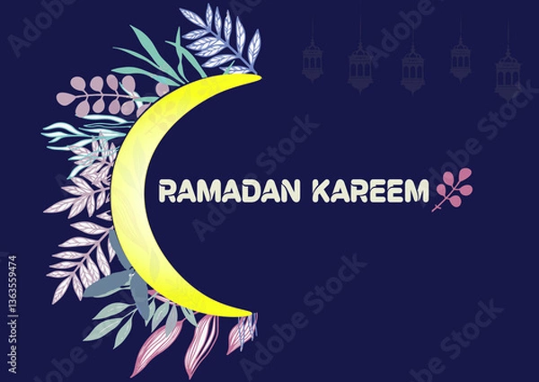 Fototapeta Ramadan Kareem Poster Design