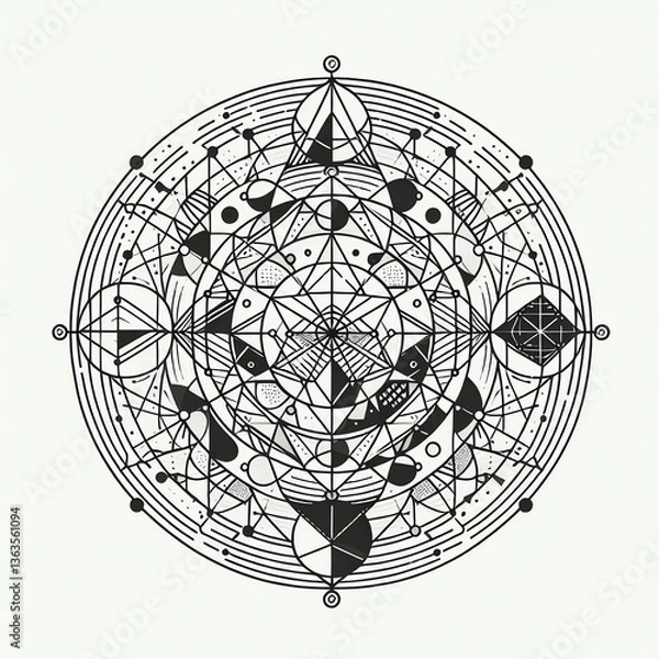 Fototapeta Magic circle