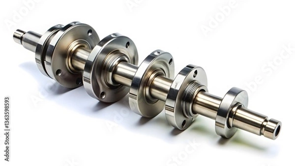 Obraz Precision-machined crankshaft assembly