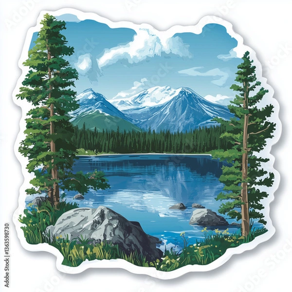 Fototapeta illustration generated AI