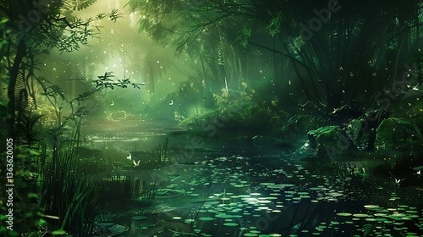 Fototapeta The Wilderness Awaits: Oceans, Jungles, and the Wild Unknown