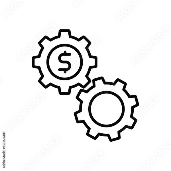 Obraz Money Management Vector icon