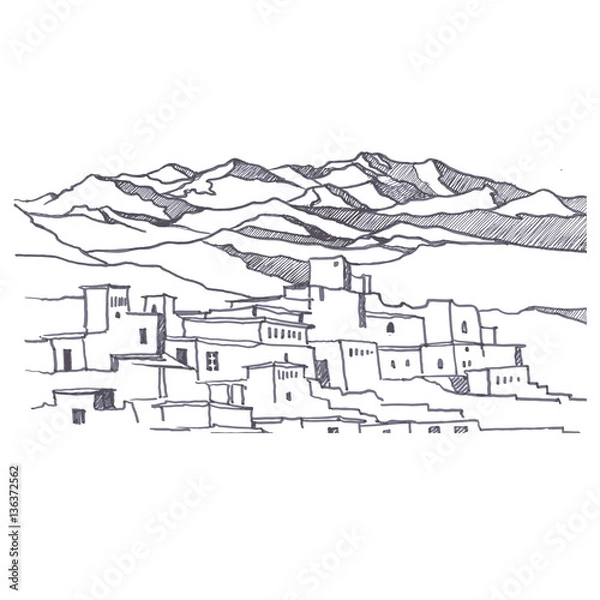 Obraz Syria hand drawn