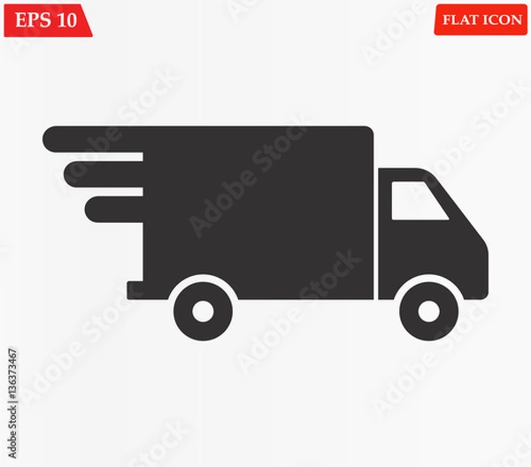 Fototapeta Truck icon