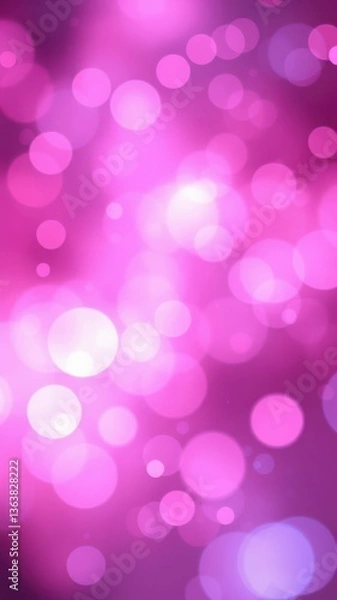 Fototapeta Bright pink bokeh background creating a festive and vibrant atmosphere for celebrations and events