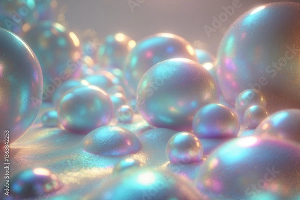 Fototapeta abstract background of bubbles