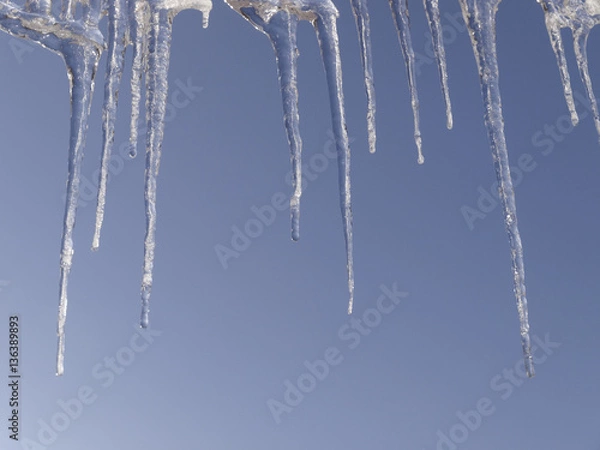 Obraz 青空とつらら