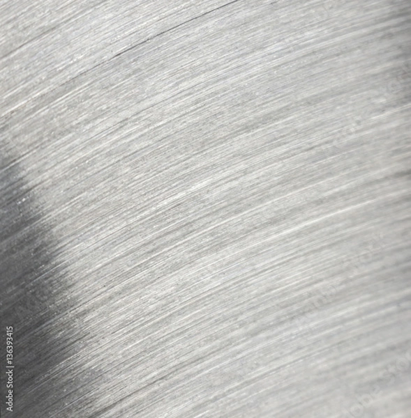 Fototapeta Scratched metal surface for background texture