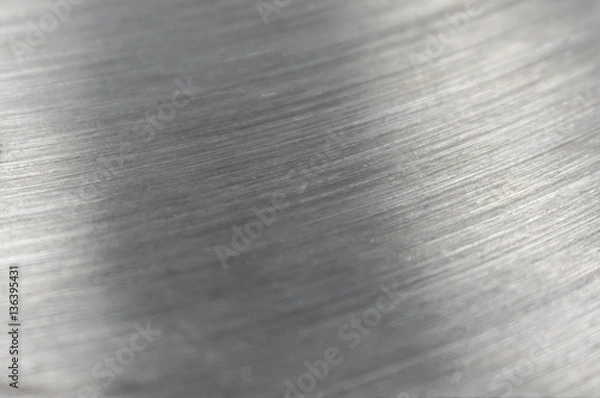 Fototapeta Scratched metal surface for background texture