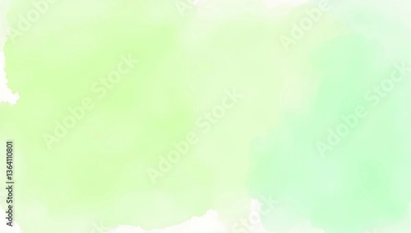 Obraz Watercolor Texture: Earthy Tones & Soft Greens for a Natural Feel