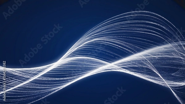 Obraz Abstract Fluid Lines: An elegant display of flowing lines creates a mesmerizing visual experience, showcasing movement and fluidity in a captivating composition