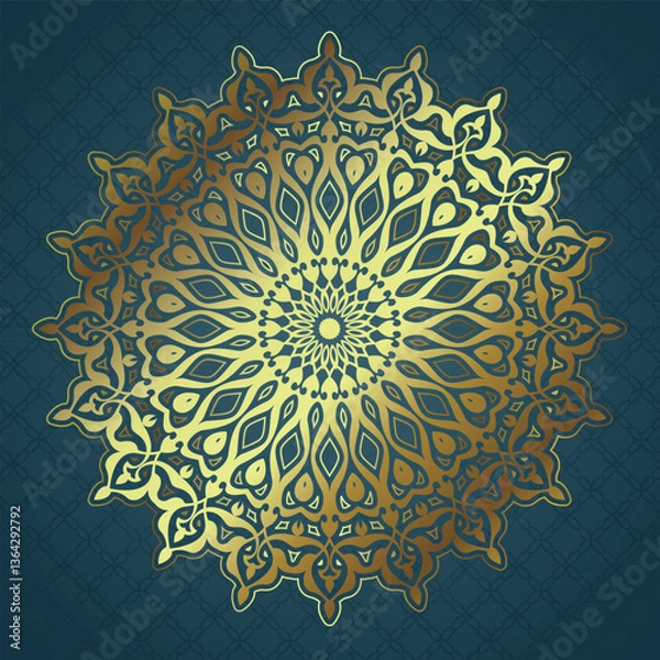 Obraz Mandala designtemplate for adobe illustrator