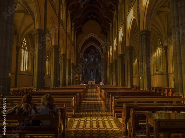 Obraz Inside a church 01