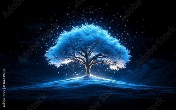 Fototapeta Magical Winter Tree Landscape