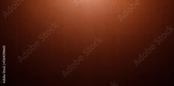 Fototapeta Brown leather textured background with soft side light creating a luxurious and elegant look,  texture,  luxurious