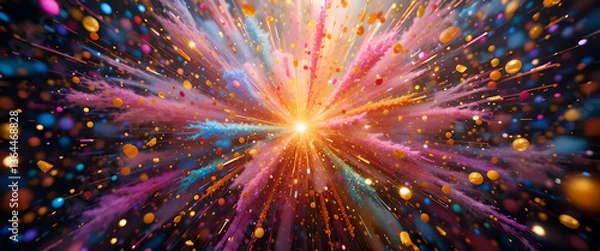 Obraz Wonder and Joy – Playful Light Explosion