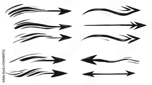 Fototapeta Abstract Arrow Design Set.