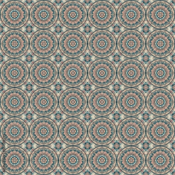 Fototapeta Mandala pattern for Textile Design
