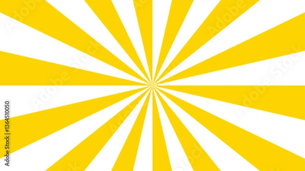 Fototapeta Abstract background with Classic vintage sun rays swirling pattern background. Vintage beam sunburst texture. Burst sunrise sunbeam element spiral striped sunray template. Yellow and white twisted 