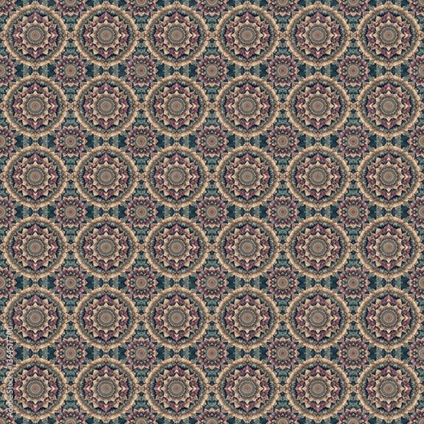 Fototapeta Mandala pattern for Textile Design
