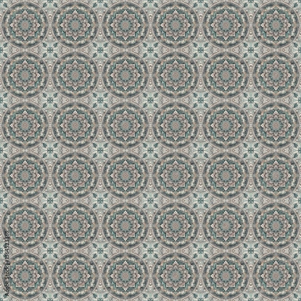 Fototapeta Mandala pattern for Textile Design
