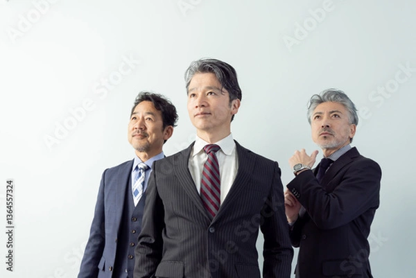 Fototapeta ミドルエイジ男性ビジネスパーソン
