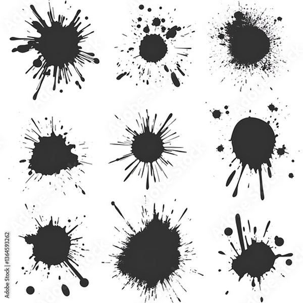 Obraz Ink Blot Designs. (1)