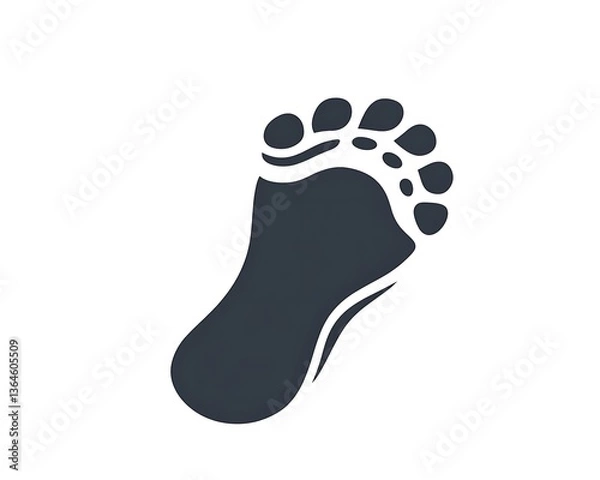 Fototapeta Footprint Illustration - Simple Design