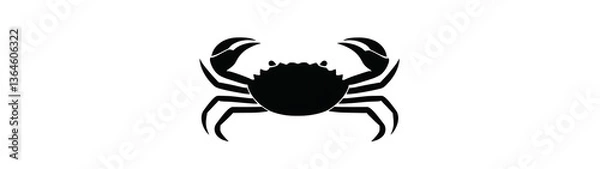 Fototapeta Crab Silhouette.