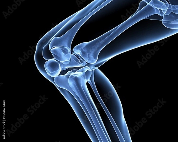 Fototapeta Human Knee X-ray Visualization